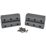 Caliber Bunkwrap End Cap Acc, 2X6 Grey 4 Pk. W/ Hardware Kit 23053