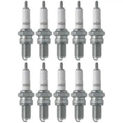 Set of 10 NGK Standard Spark Plugs for Suzuki GN125E 1997-1991 Engine 125cc