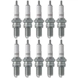 Set of 10 NGK Standard Spark Plugs for Suzuki GN125E 1997-1991 Engine 125cc