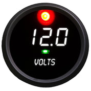 Intellitronix Voltmeter in Black Bezel - White