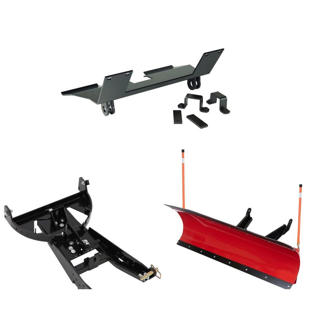 Denali UTV Snow Plow Kit For Yamaha Rhino 660 YXR660FA 4x4 2004-2008