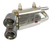 Big Gun Explorer Stainless Steel Dual Full Exhaust System With Carbon Fiber End Tip For Polaris RZR S General 1000