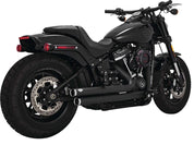 Vance And Hines Big Shots Staggered Black With Fuelpak FP4