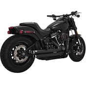 Vance And Hines Big Shots Staggered Black With Fuelpak FP4