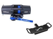 Viper V2 ATV Winch Kit 6000 lb Standard Spool With 40 Feet Blue Synthetic Rope With Mount