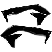 Acerbis Black Radiator Shrouds for Kawasaki - 2449690001