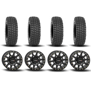 System 3 SB-3 Beadlock Matte Black 15" Wheels And XCR350 Tires [32x10R-15]