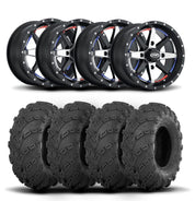 ITP Cyclone 14" Wheels And Mud Lite Tires [27x10-14]