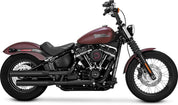Vance And Hines Eliminator 300 Slip On Exhaust 3in Wrinkle Black With Fuelpak FP4