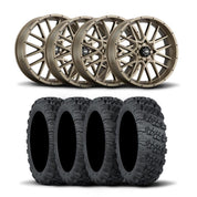 ITP Hurricane 20" Bronze Wheels And Versa Cross XTR Tires [35x10-20]