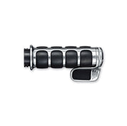 Kuryakyn Chrome Rubber Soft ISO Cable Grips Contoured Throttle Boss Harley 82-18
