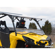 SuperATV Can-Am Commander 2011-2020 Scratch Resistant Flip Windshield FWS-CA-COM-001-70