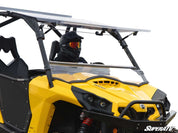 Can-Am Commander Scratch Resistant Flip Windshield