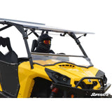 SuperATV Can-Am Commander 2011-2020 Scratch Resistant Flip Windshield FWS-CA-COM-001-70