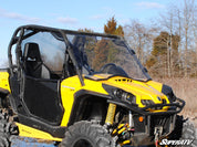 SuperATV Can-Am Commander 2011-2020 Full Windshield Scratch Resistant Polycarbonate - Clear WS-CA-COM-70