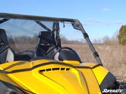 SuperATV Can-Am Commander 2011-2020 Full Windshield Scratch Resistant Polycarbonate - Clear WS-CA-COM-70