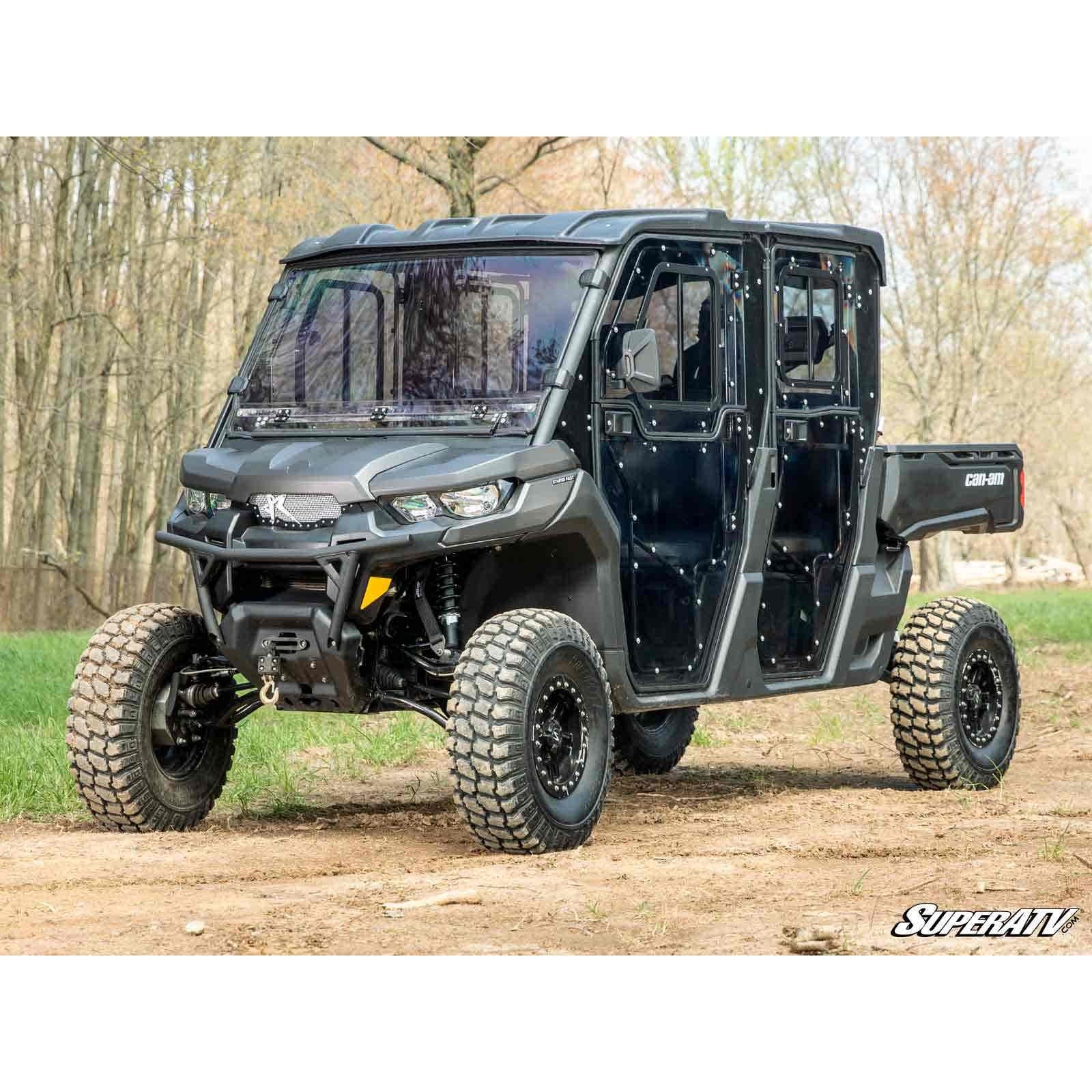 SuperATV Can-Am Defender MAX Convertible Cab Enclosure Doors DOOR-CA-DEF4-72