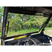 SuperATV Can-Am Defender Scratch Resistant Flip Windshield FWS-CA-DEF-70