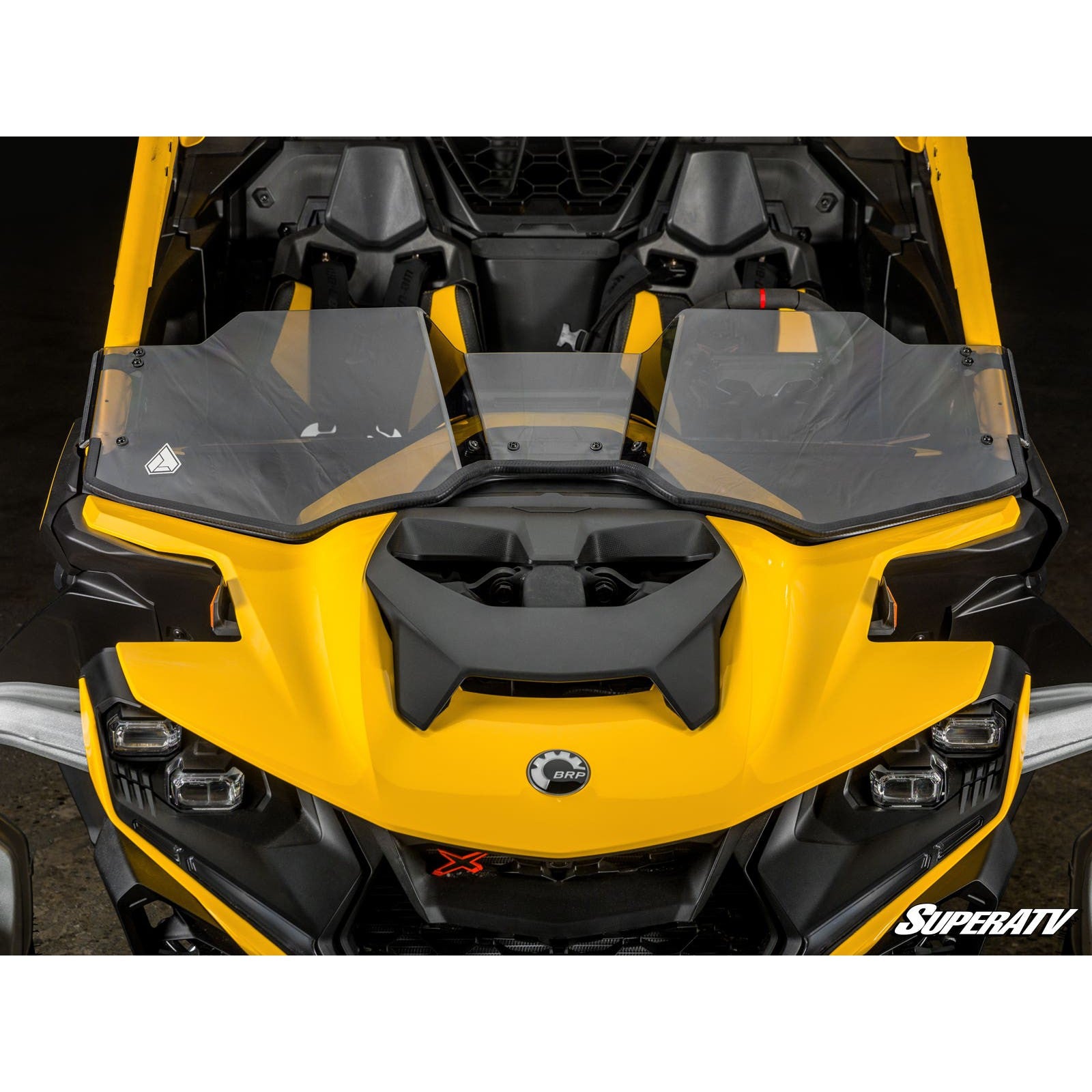 Assault Industries Can-Am Maverick R Half Windshield HWS-CA-MAVR-72