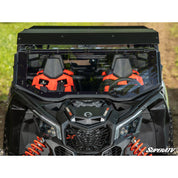 SuperATV Can-Am Maverick X3 MaxDrive Power Flip Windshield PFWS-CA-X3-70