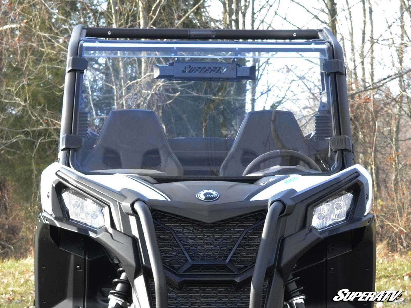 SuperATV Can-Am Maverick Trail Full Windshield Scratch Resistant Polycarbonate - Clear WS-CA-T-70