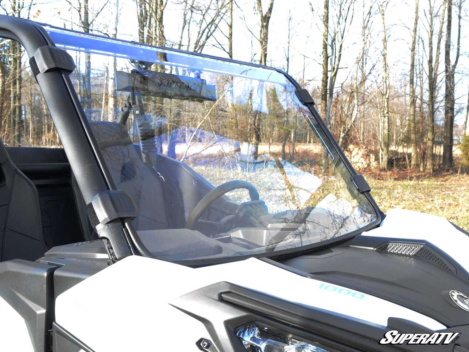 SuperATV Can-Am Maverick Trail Full Windshield Scratch Resistant Polycarbonate - Clear WS-CA-T-70