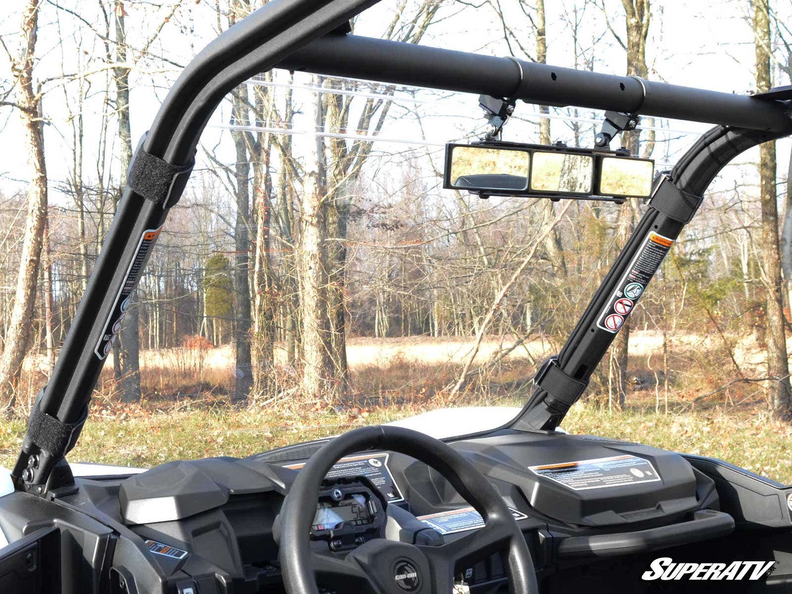 SuperATV Can-Am Maverick Trail Full Windshield Scratch Resistant Polycarbonate - Clear WS-CA-T-70