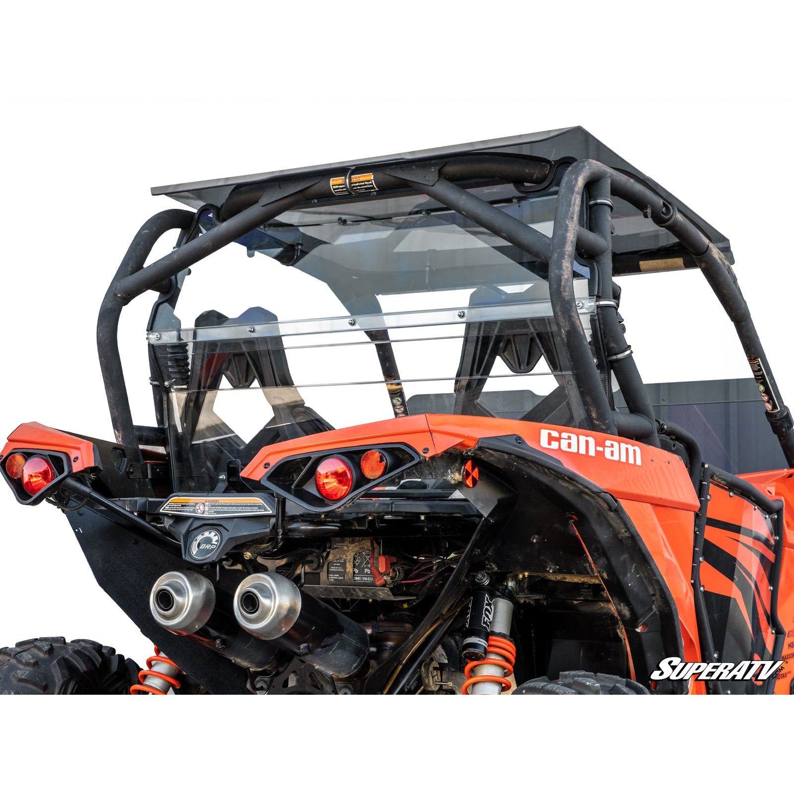 Can-Am Maverick Rear Windshield - Clear Standard