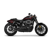 Two Brothers 2-Into-1 Comp-S Exhaust - Black w/Carbon Fiber Tip for 14-16 XL
