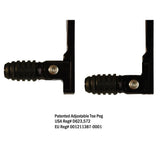 Juego de amortiguadores traseros ajustables Vortex Racing negros - RS532K