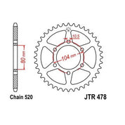 Front & Rear Sprocket Kit for Street KAWASAKI KLE650A Versys 2007-2016