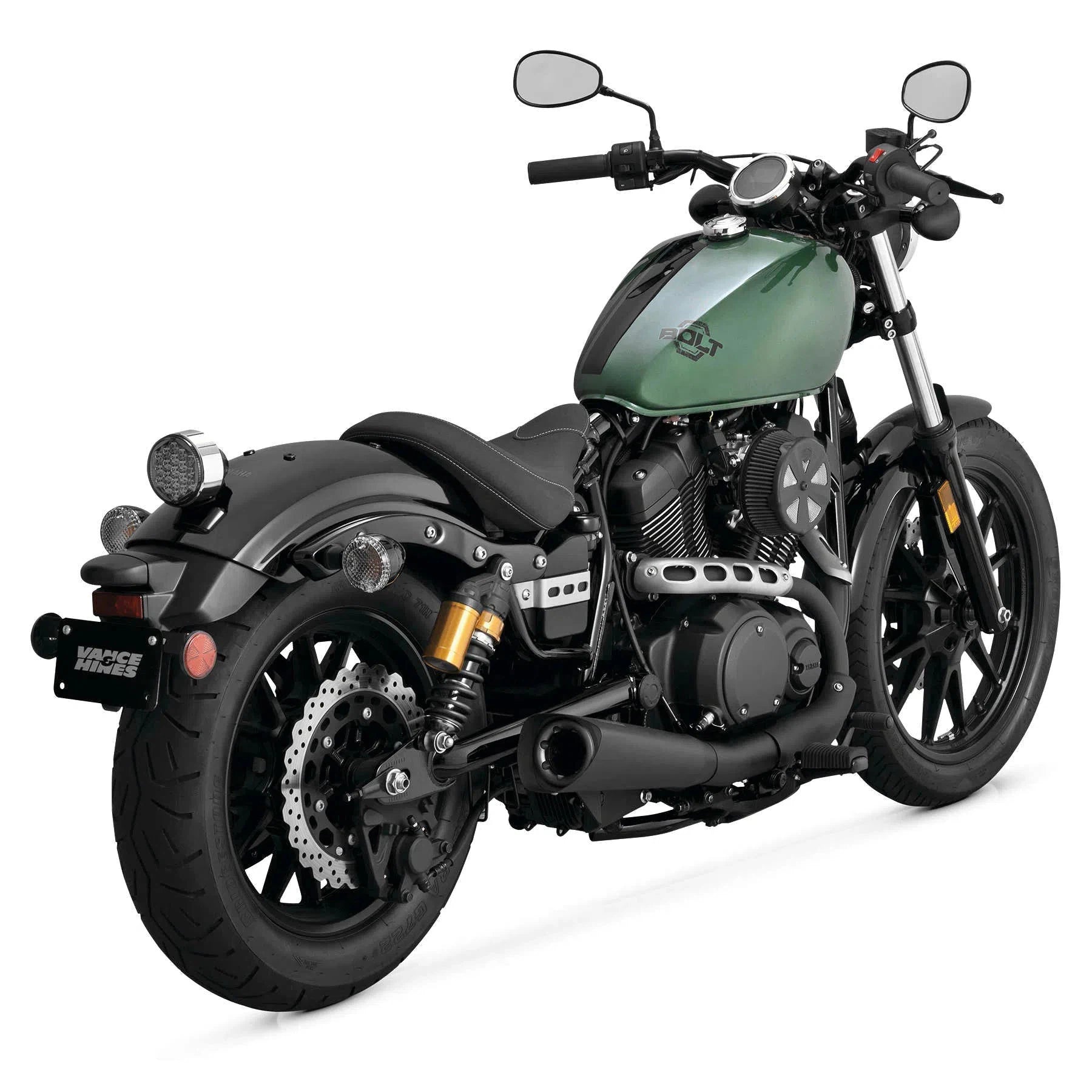 Vance & Hines 48533 Exhaust Competition Series Slip-On Yamaha Bolt