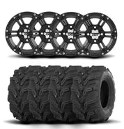 ITP SS212 12" Matte Black Wheels And Mud Lite XTR Tires [26x11-12]