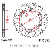 Front & Rear Steel Sprocket Kit for ATV/UTV YAMAHA YFM660R Raptor 2001-2004