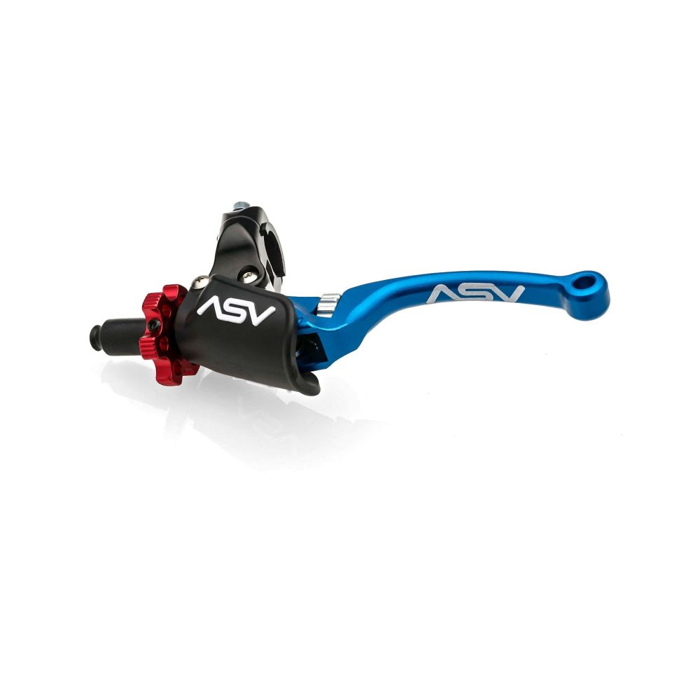 ASV C6 Pro Off-Road Clutch Lever With Hot Start Perch Blue CDC606YPH