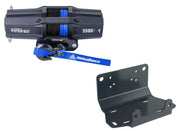 Viper V2 ATV Winch Kit 6000 lb Standard Spool With 40 Feet Black Synthetic Rope With Mount For Yamaha Grizzly 660/700/Grizzly 700 2016-2018