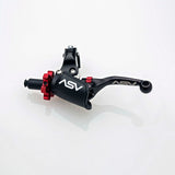 ASV F4 Pro Off-Road Clutch Lever With Hot Start Perch Shorty Black CDF406PH