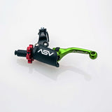 ASV F4 Pro Dirt Atv Clutch Lever With Perch Shorty Green CDF406PX