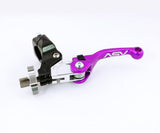 ASV F4 Off-Road Clutch Lever With Hot Start Perch Shorty Purple CDF406SH
