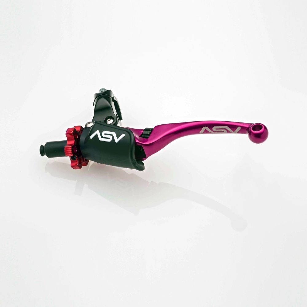 ASV F4 Pro Dirt Atv Clutch Lever With Perch Pink CDF406YPX