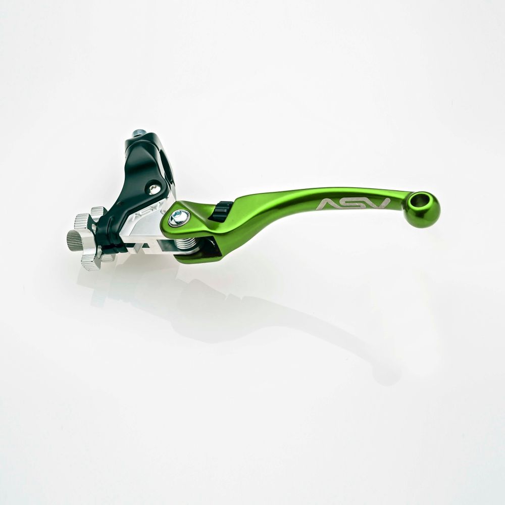 ASV F4 Off-Road/Quad Clutch Lever With Perch Green CDF406YSX