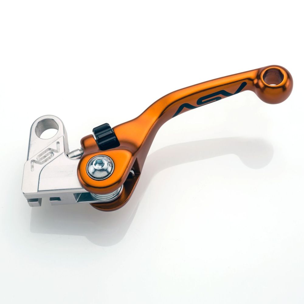 ASV F4 Off-Road Clutch Lever Shorty Orange CDF409