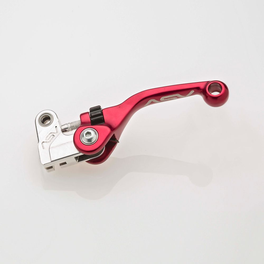 ASV F4 Dirt Clutch Lever Shorty Red CDF435