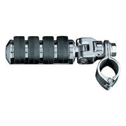 Kuryakyn Chrome 1-1/4" Clamp Engine Guard Frame Mount ISO Large Footpegs Harley