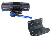 Viper V2 ATV Winch Kit 6000 lb Standard Spool With 40 Feet Black Synthetic Rope With Mount For Yamaha Grizzly 660/700/Grizzly 700 2016-2018