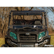 SuperATV CFMOTO UForce 800 Scratch-Resistant Flip Windshield FWS-CF-UF800-70