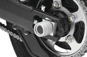 Kuryakyn Lodestar Silver Rear Axle Sliders 3827