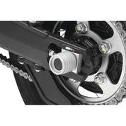 Kuryakyn Lodestar Silver Rear Axle Sliders 3827