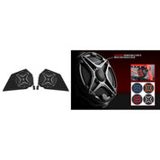 SSV Works Side Panel 6.5" Speaker Pods With Grey Grilles For Polaris Slingshot 15-21