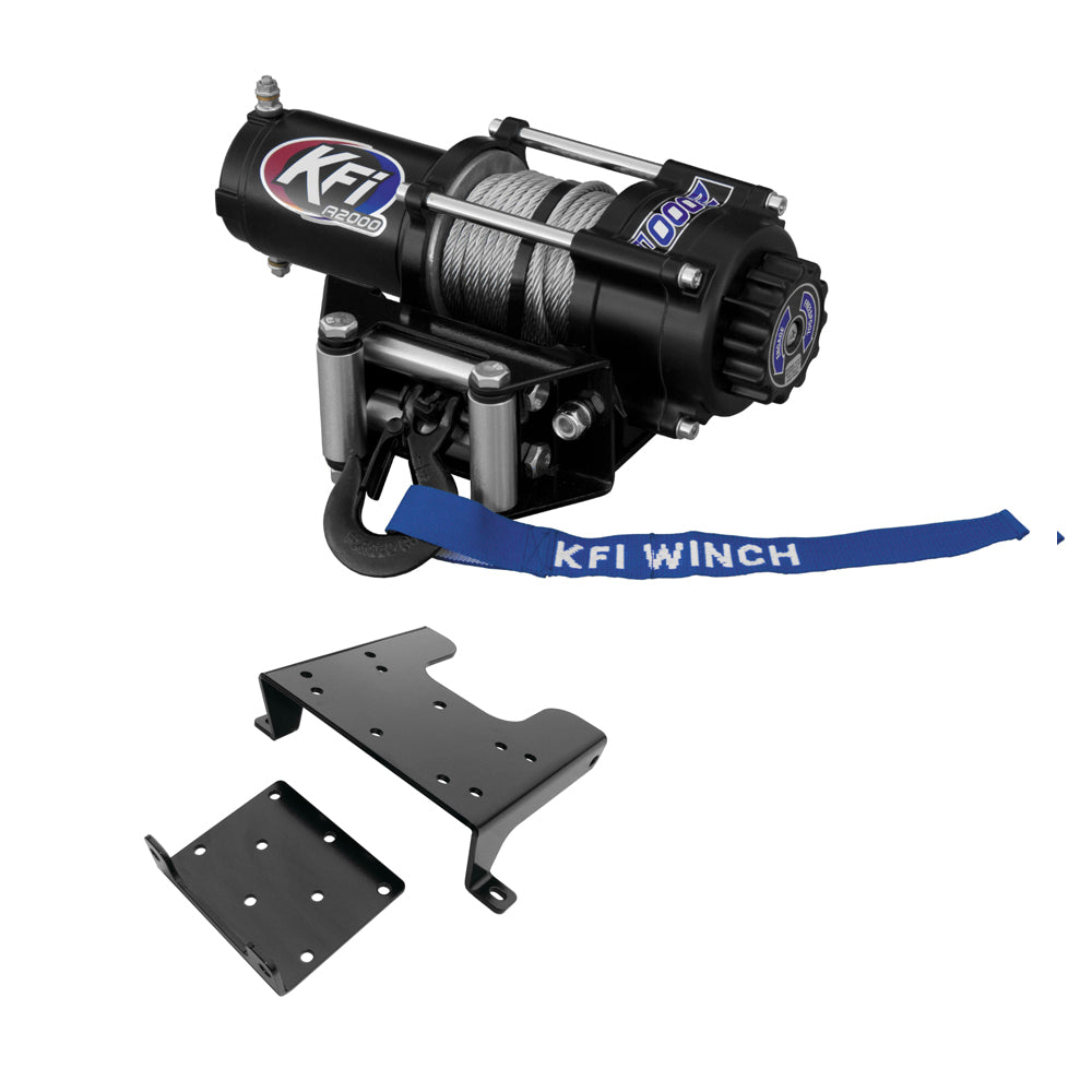 KFI 2000 lb Winch And Optional Mount